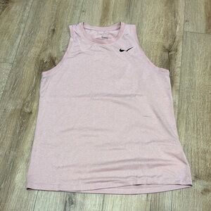 Nike Pink Sleeveless Tank Top Athletic Style